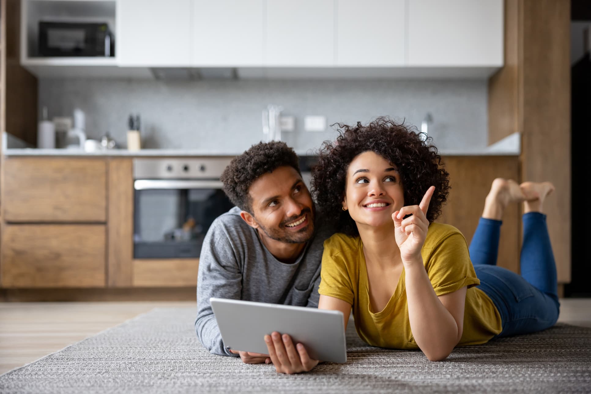 couple planning home renovations